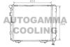 AUTOGAMMA 100518 Radiator, engine cooling